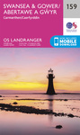Buy Landranger 159 - 'Swansea & Gower / Abertawe a Gŵyr, Carmarthen / Caerfyrddin' from Amazon