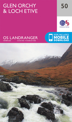 Buy OS  50 - 'Glen Orchy & Loch Etive' from Amazon