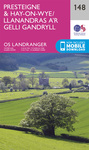 Buy Landranger 148 - 'Presteigne & Hay-on-Wye / Llanandras a'r Gelli Gandryll' from Amazon