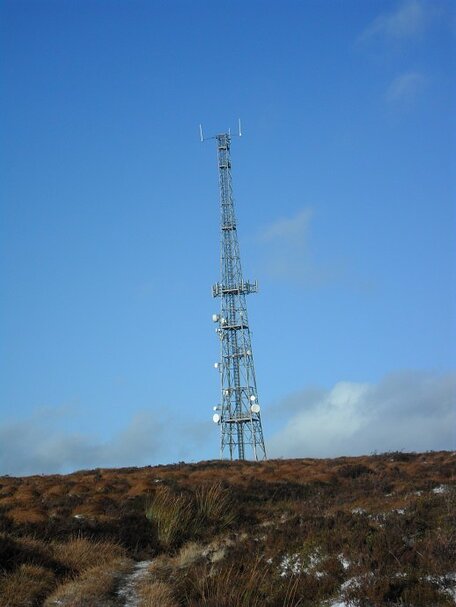 Radio mast on Black Mixen