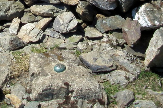Robinson Summit Triangulation Station "Block".