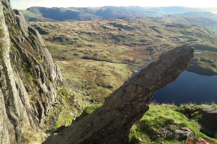 Chock-stone on Jack's Rake.