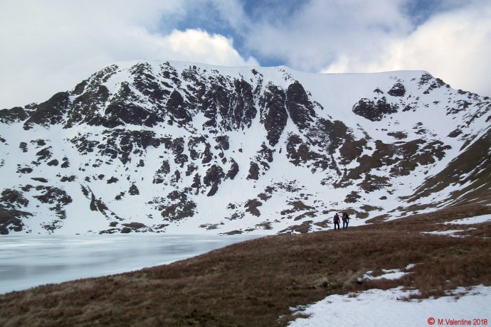 Helvellyn from Red Tarn.