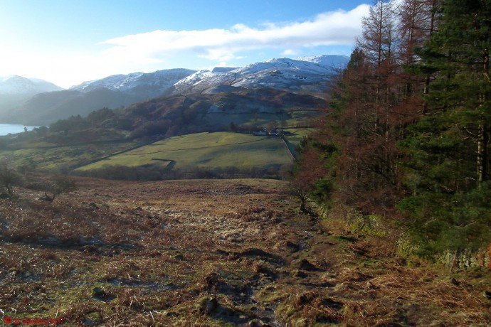 Looking towards the Helvellyn range.