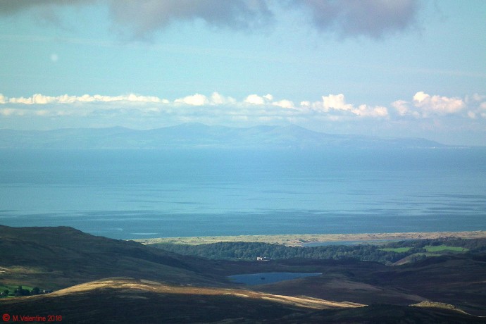 The Isle of Man, taken from summit of Dow Crag.