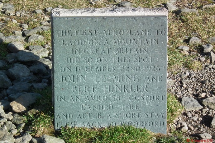 The Leeming-Hinkler memorial stone, commemorating their aircarft landing of 1926.