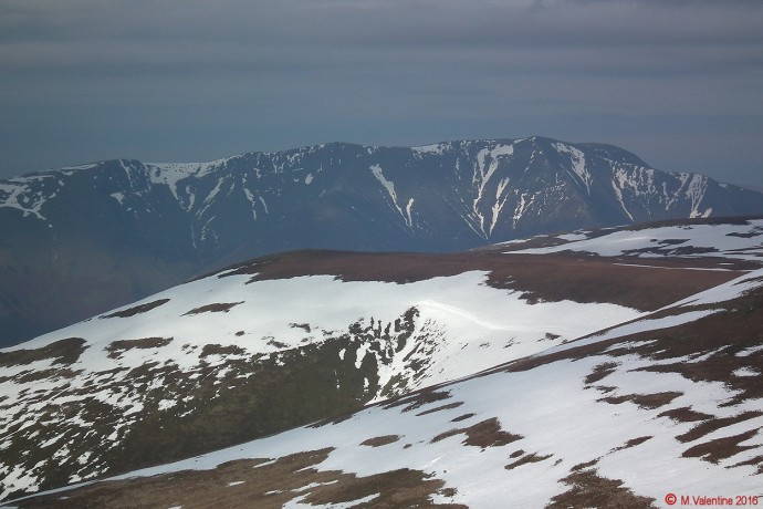 Blencathra across "The Dodds".