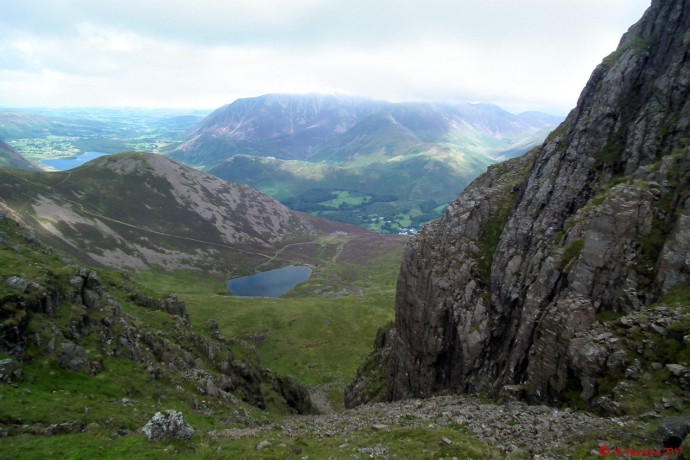 Grasmoor from Chapel Crags area.