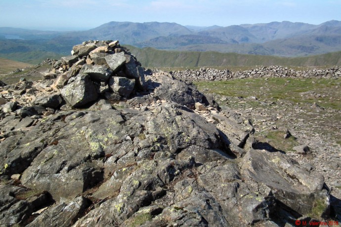 Dove Crag summit view.