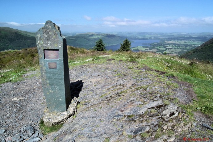 Bassenthwaite Lake from Dodd summit.