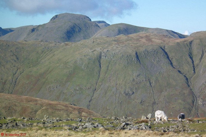 Great Gable from the approach to High Raise.