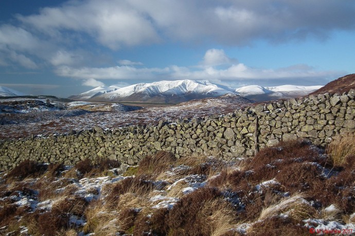 A wider view of Blencathra.
