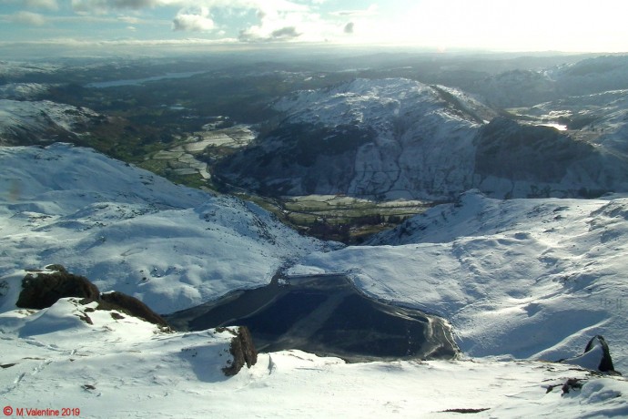 Langdale from Pavey Ark.