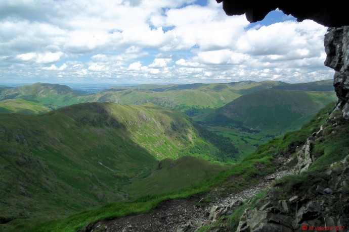 View from the Priests Hole Cave entrance.