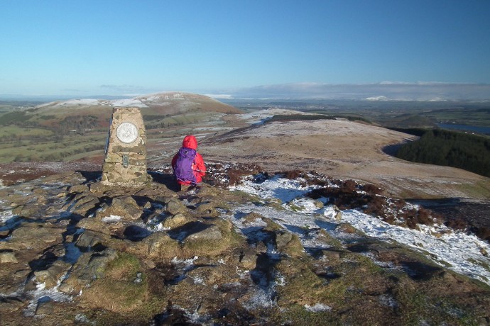 Looking north-eastwards from Gowbarrow Fell summit (Airy Crag).