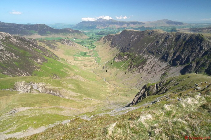 Looking down Newlands valley.