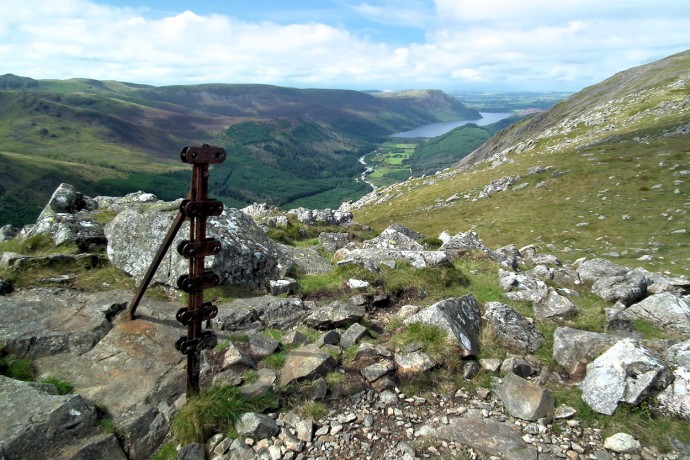 Ennerdale Water from High Crag ridge.