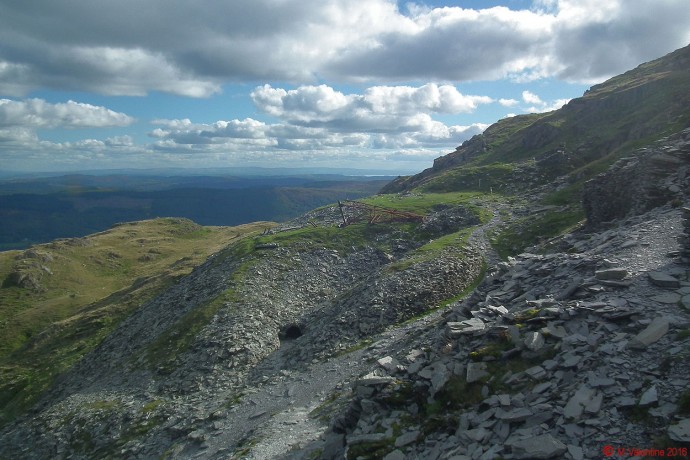 Abandoned quarry workings.