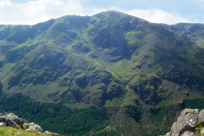 Looking across from High Crag to Pillar.