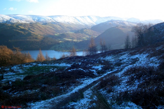 Looking towards the High Street range, inc. Kilbert How, Bleaberry Knott, Sleet Fell, High Dodd, etc.