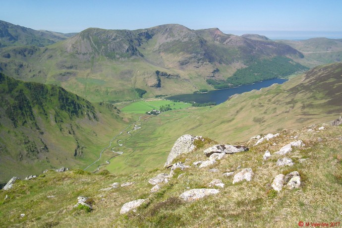 Buttermere, with High Crag, High Stile, and Red Pike beyond.