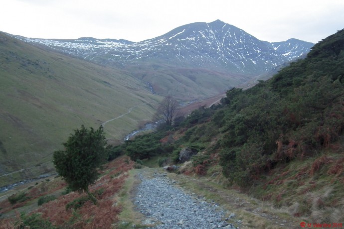 Looking towards Catstye Cam from Stang End.