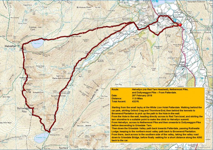 GPX Track - 1:25000 scale OS Imagery.