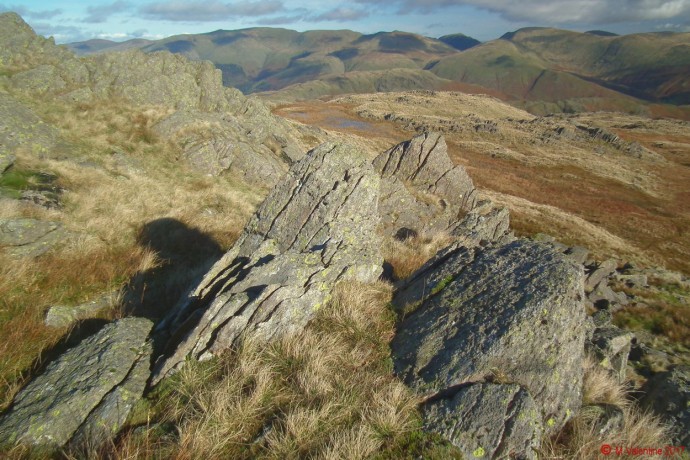 Hellvellyn range from Codale Head.