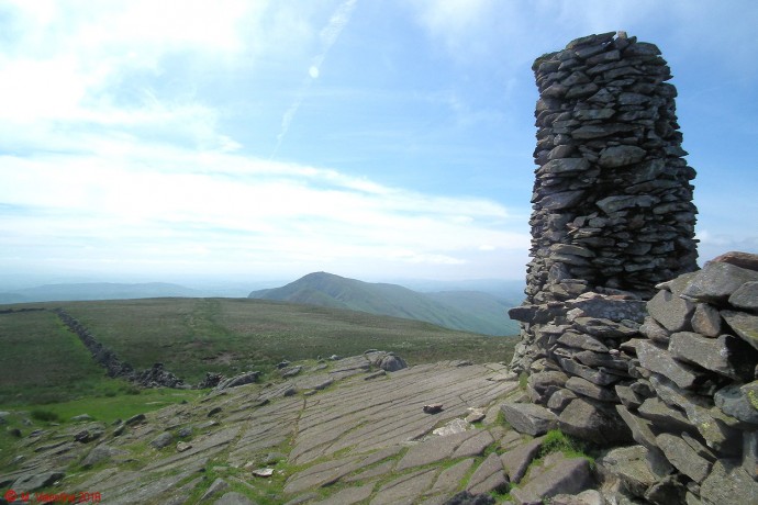 Looking back from Thornthwaite Beacon.