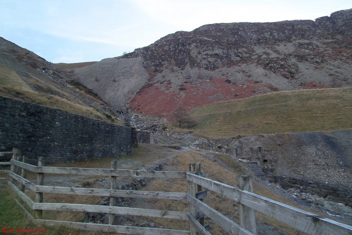 Looking back towards "Lucy's Tongue".