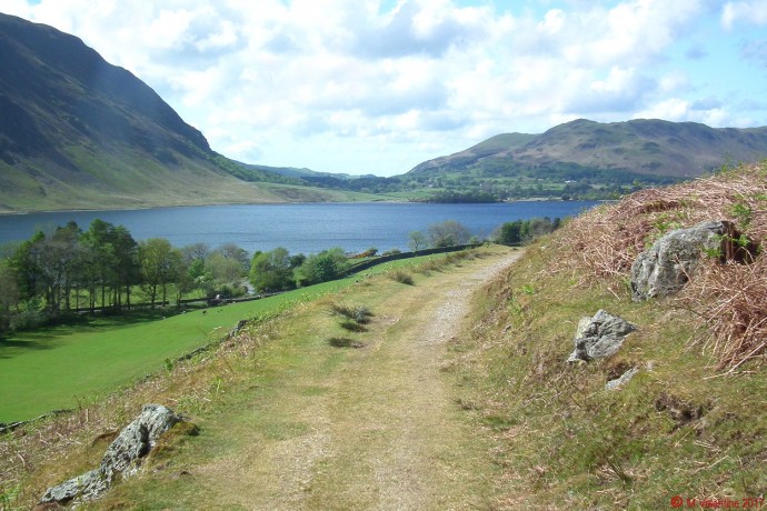View across Crummock Water.