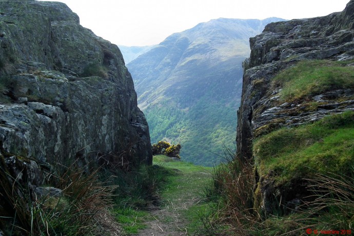 Rock corridor - High Stile.