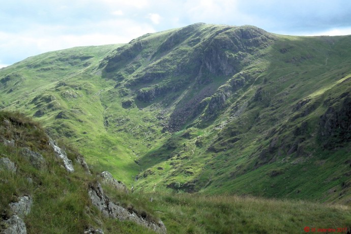 Dove Crag from Hartsop above How ridge.