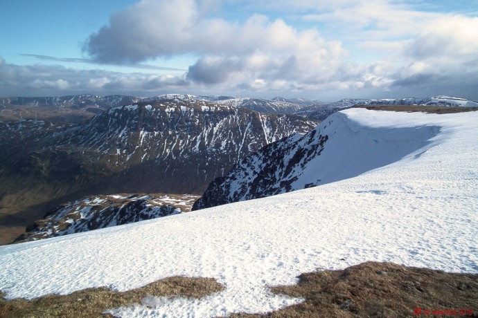 St.Sunday Crag, as seen on the approach to Nethermost Pike.