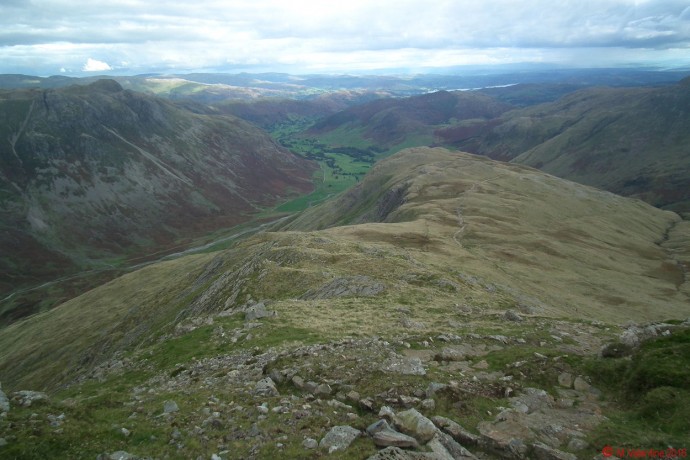 Looking down The Band.