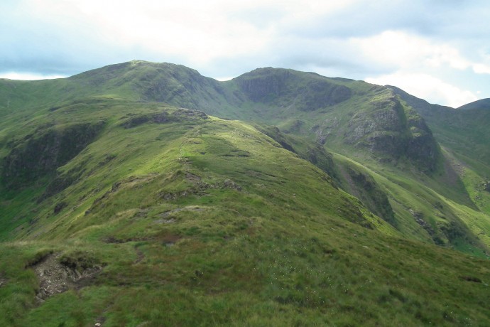 Hart Crag, Fairfield, Link Cove, and Greenhow End.
