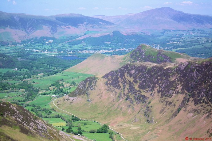 Catbells from Hindscarth flanks.