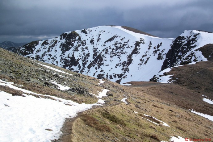Dollywaggon Pike from Nethermost Pike.