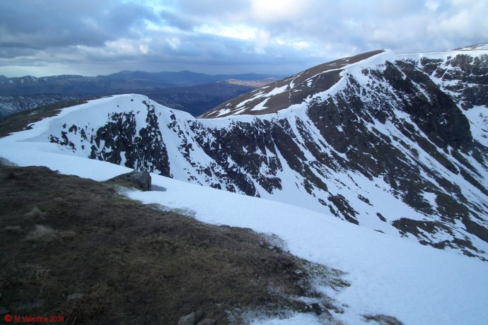 Looking back towards Nethermost Pike.