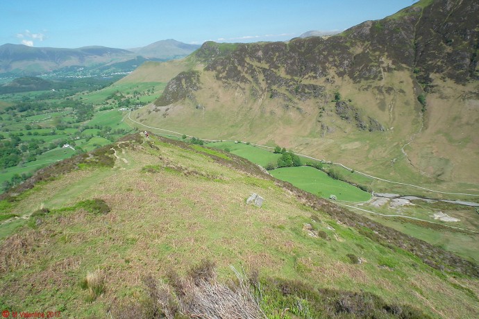 Scope End and the track to Littletown.