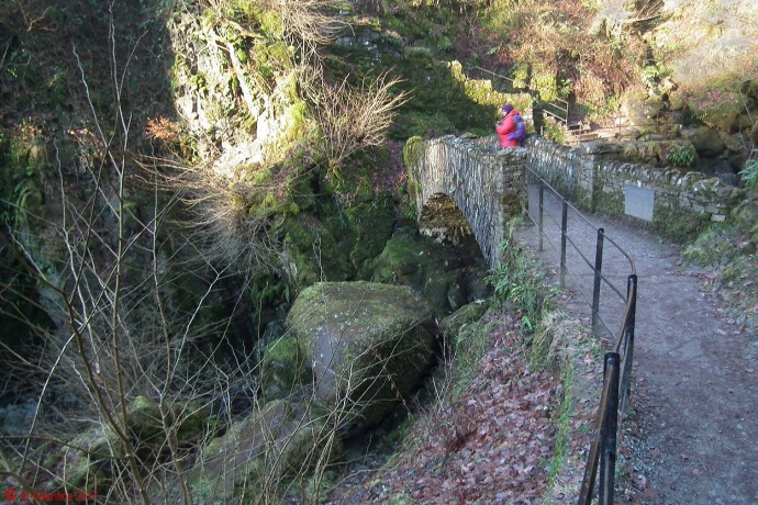 Lower bridge at Aira Force.