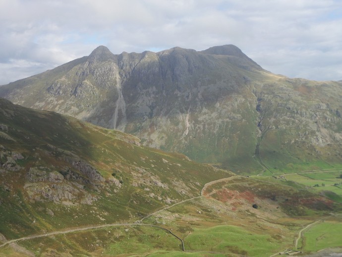 Langdale Pikes from Brown Gill