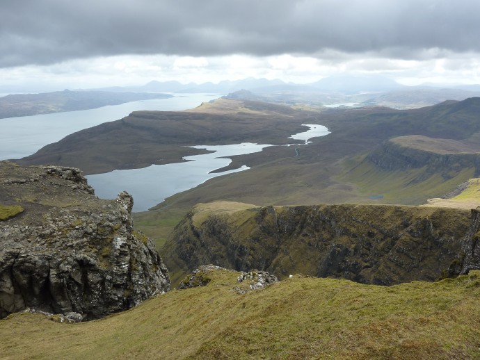 Loch Leathan and Fada with the Isle of Raasay offshore behind