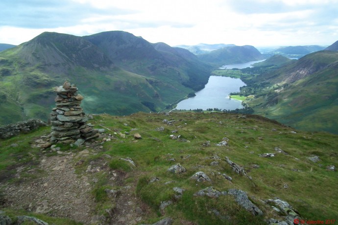 Fleetwith Pike summit view.