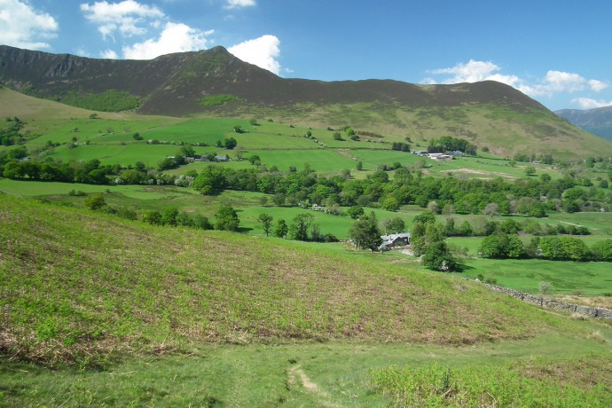 Causey Pike from Scope End.