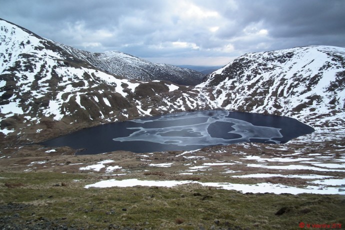 Approaching Grisedale Tarn.