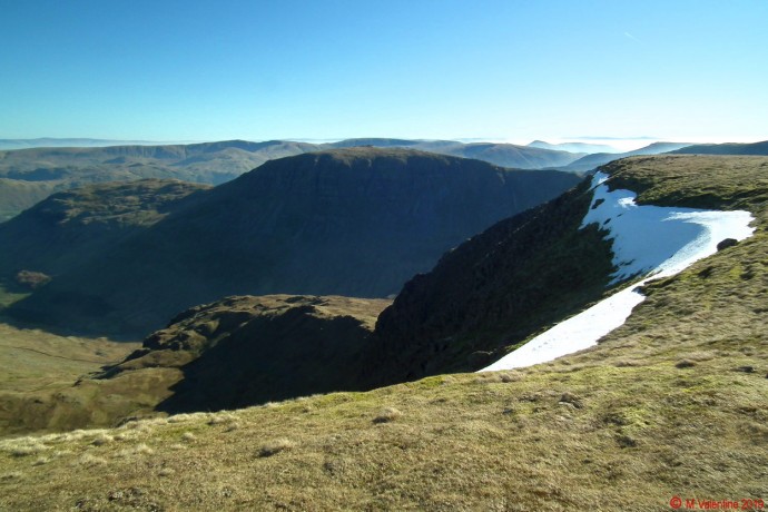 St. Sunday Crag from Nethermost Pike plateau.