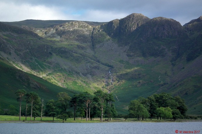 Green Crag and the Buttermere Pines.