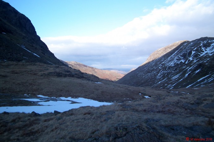 Looking down the Grisedale Valley towards Patterdale.
