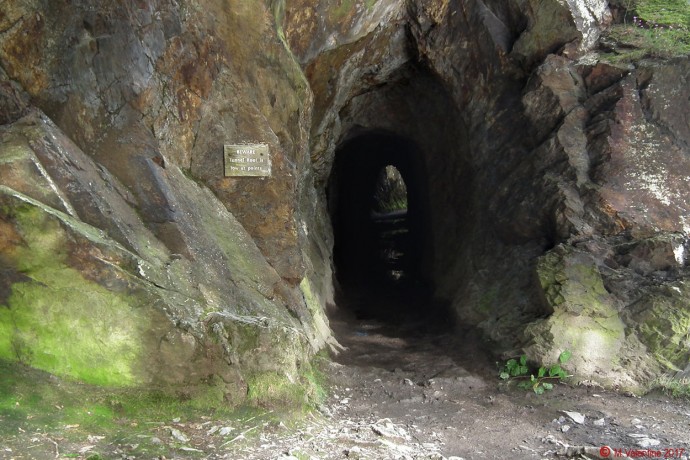 Buttermere lakeshore tunnel.